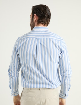 Camisa casual Weekend de algodón manga larga para hombre