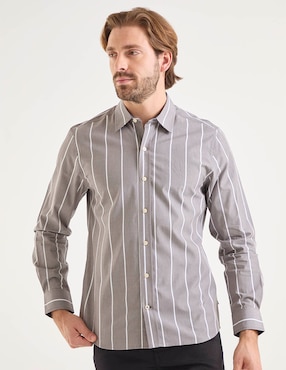 Camisa casual Weekend manga larga para hombre