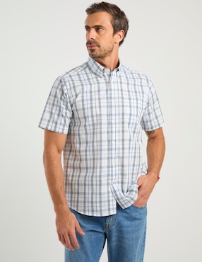 Camisa casual Weekend de algodón manga corta para hombre