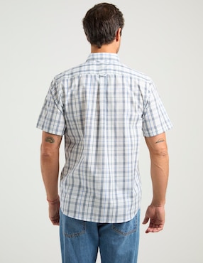 Camisa casual Weekend de algodón manga corta para hombre