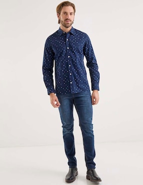 Camisa casual Weekend manga larga para hombre