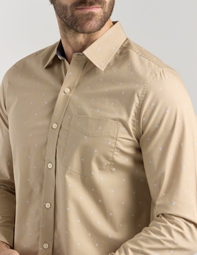 Camisa casual Weekend de algodón manga larga para hombre