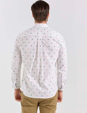 Camisa casual Weekend de algodón manga larga para hombre