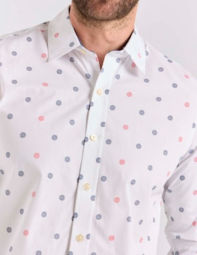 Camisa casual Weekend de algodón manga larga para hombre