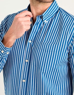 Camisa casual Weekend de algodón manga larga para hombre