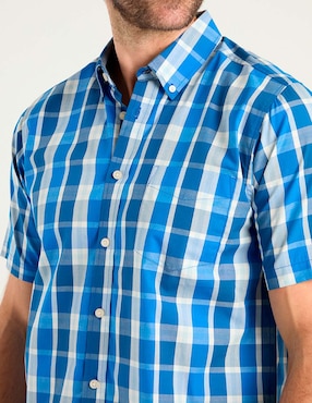 Camisa casual Weekend de algodón manga corta para hombre