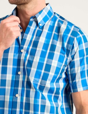 Camisa casual Weekend de algodón manga corta para hombre