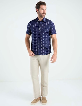 Camisa casual Weekend manga corta para hombre