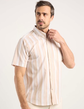 Camisa casual Weekend manga corta para hombre
