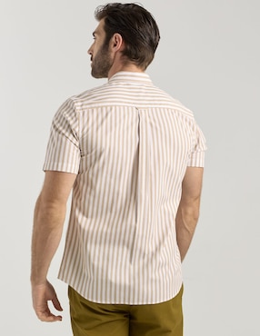Camisa casual Weekend de algodón manga corta para hombre