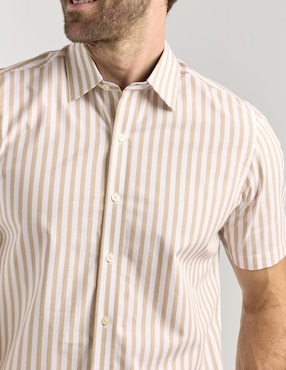 Camisa casual Weekend de algodón manga corta para hombre