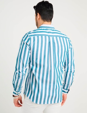 Camisa casual Weekend de algodón manga larga para hombre