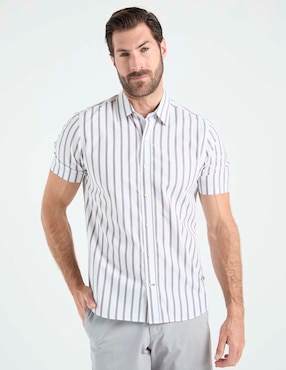 Camisa casual Weekend manga corta para hombre