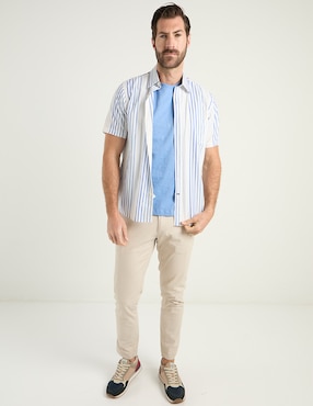 Camisa casual Weekend de algodón manga corta para hombre