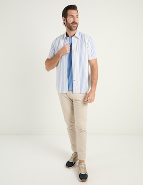 Camisa casual Weekend de algodón manga corta para hombre