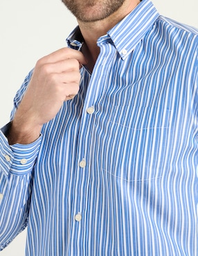 Camisa casual Weekend de algodón manga larga para hombre