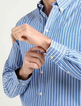 Camisa casual Weekend de algodón manga larga para hombre
