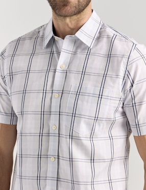 Camisa casual Weekend de algodón manga corta para hombre