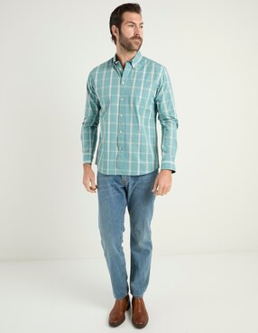 Camisa casual Weekend de algodón manga larga para hombre