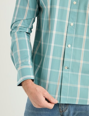 Camisa casual Weekend de algodón manga larga para hombre