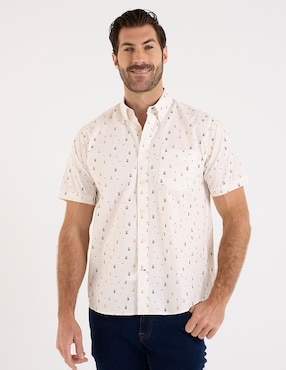 Camisa casual Weekend manga corta para hombre