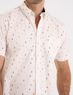 Camisa casual Weekend manga corta para hombre