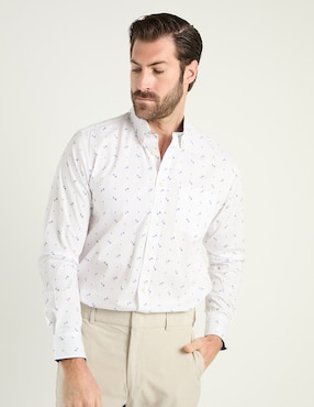 Camisa casual Weekend de algodón manga larga para hombre