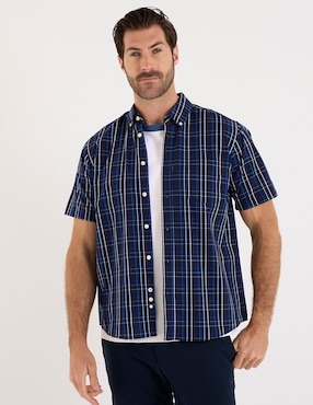 Camisa casual Weekend manga corta para hombre