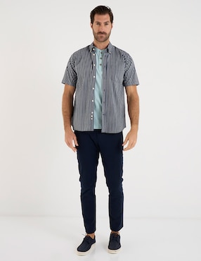 Camisa casual Weekend manga corta para hombre