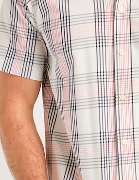 Camisa casual Weekend de algodón manga corta para hombre