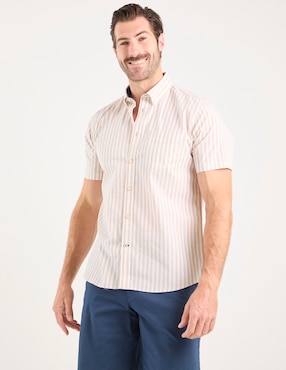 Camisa casual Weekend manga corta para hombre