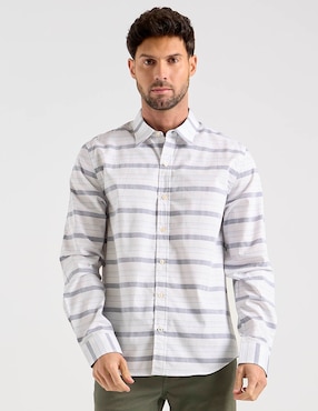 Camisa casual Weekend manga larga para hombre
