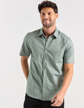 Camisa casual Weekend de algodón manga larga para hombre