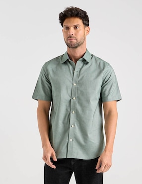 Camisa casual Weekend de algodón manga larga para hombre