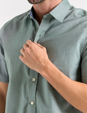 Camisa casual Weekend de algodón manga larga para hombre