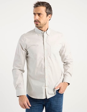 Camisa casual Weekend manga larga para hombre