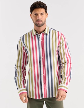 Camisa casual Weekend manga larga para hombre