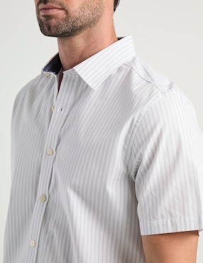 Camisa casual Weekend de algodón manga corta para hombre