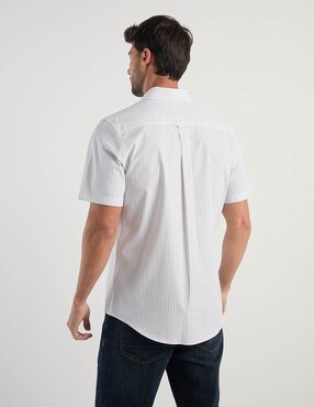 Camisa casual Weekend de algodón manga corta para hombre