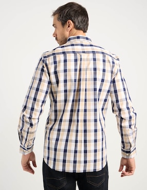 Camisa casual Weekend de algodón manga larga para hombre