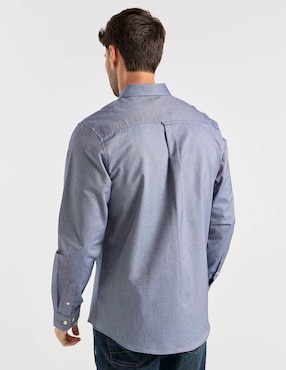 Camisa casual Weekend de algodón manga larga para hombre