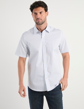 Camisa casual Weekend de algodón manga corta para hombre
