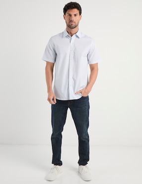 Camisa casual Weekend de algodón manga corta para hombre