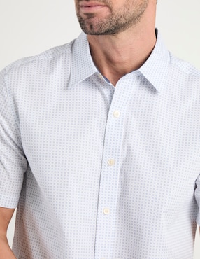 Camisa casual Weekend de algodón manga corta para hombre
