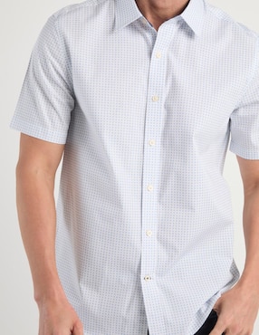 Camisa casual Weekend de algodón manga corta para hombre