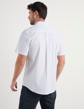 Camisa casual Weekend de algodón manga corta para hombre