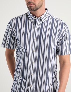 Camisa casual Weekend de algodón manga corta para hombre