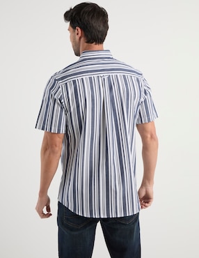 Camisa casual Weekend de algodón manga corta para hombre