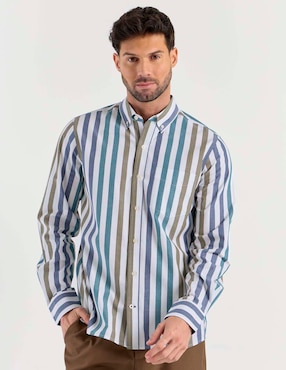 Camisa casual Weekend manga larga para hombre