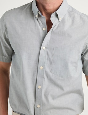 Camisa casual Weekend de algodón manga corta para hombre